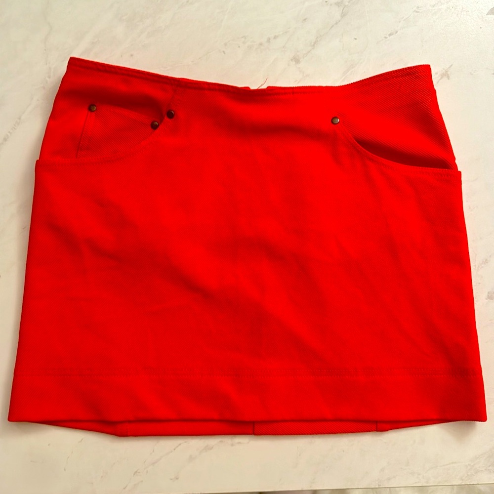 Urban Outfitters Red Mini Skirt